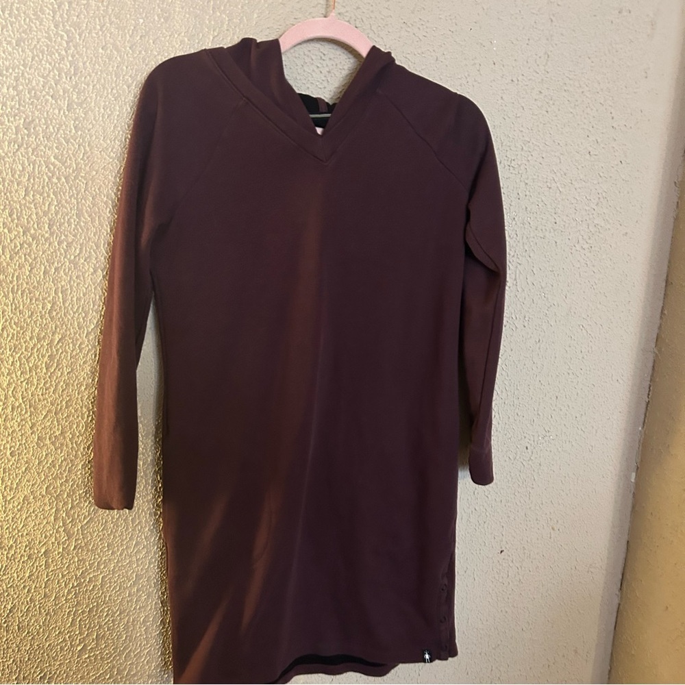 Smartwool Women's Everyday Exploration Merino Wool Hoodie Dress Size S Soft